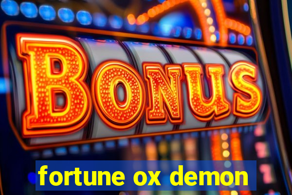 fortune ox demon